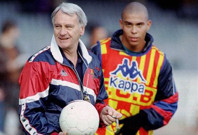 robson et ronaldo au FC barcelone