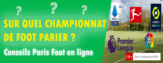 sur quel championnat football parier