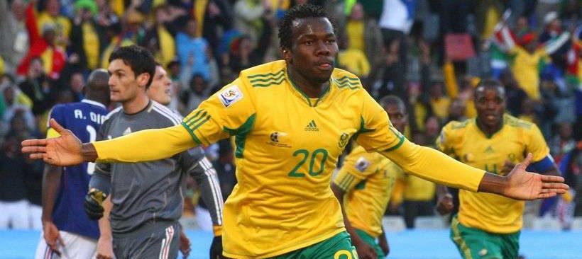 buteur de l'afrique du sud lors de la coupe du monde 2010