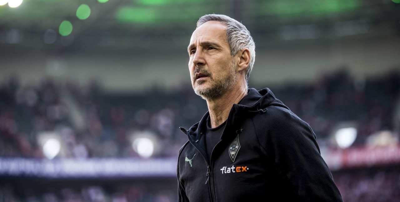 coach Adi Hutter avec le Borussia M'Gladbach