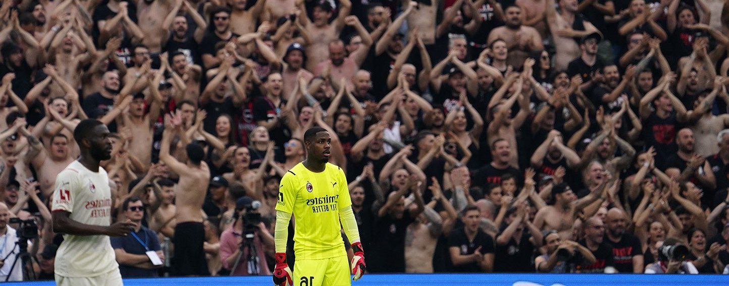 Maignan sous le maillot de l'AC Milan en Serie A