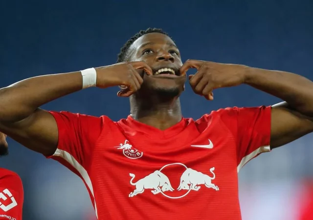 Nordi Mukiele sous le maillot du RB Leipzig