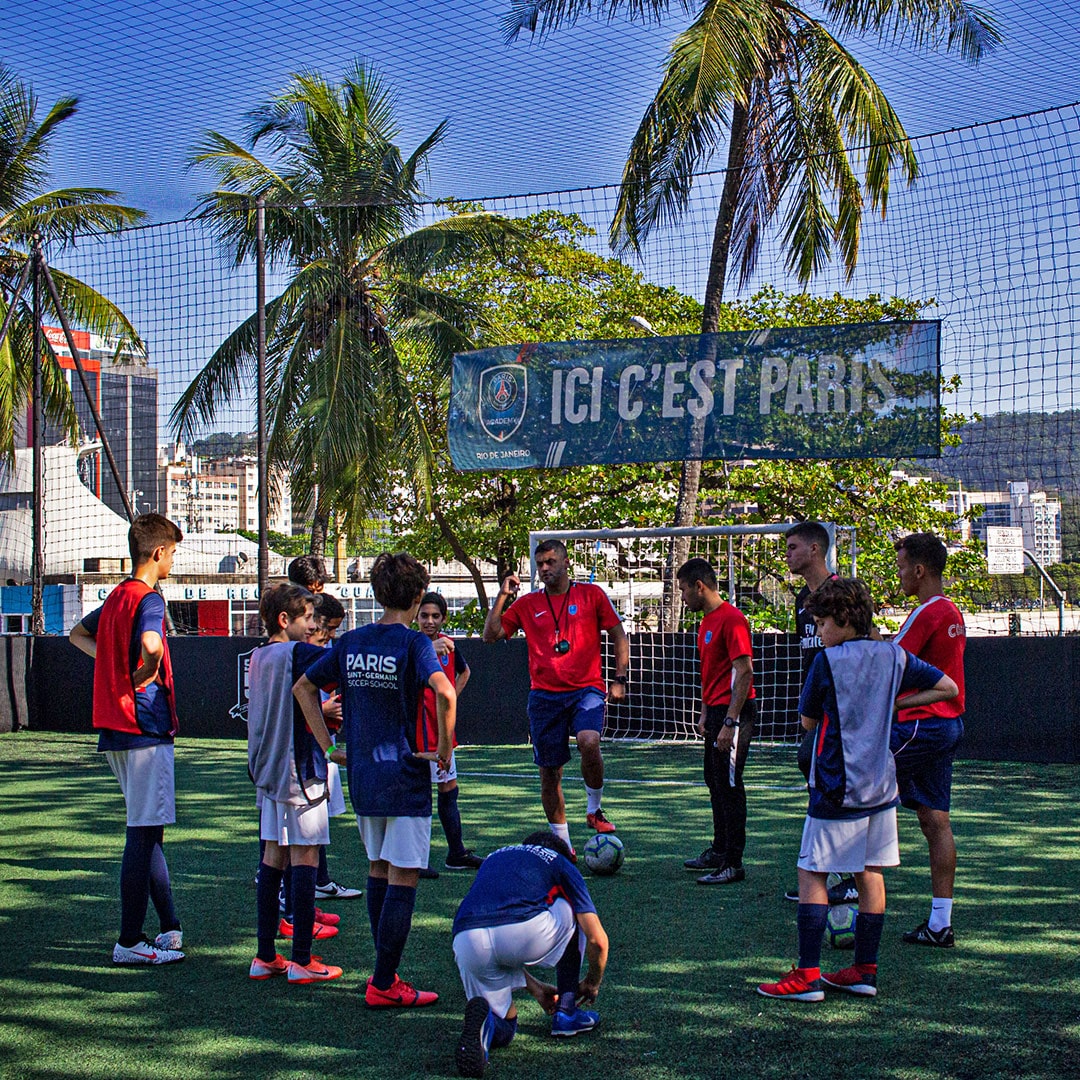 Paris saint germain academy au Brésil