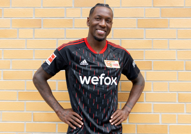 Sheraldo Becker avec le maillot de l'Union Berlin