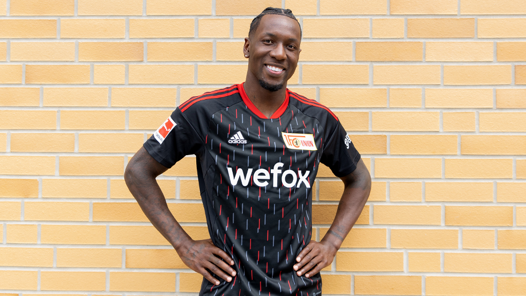 Sheraldo Becker avec le maillot de l'Union Berlin