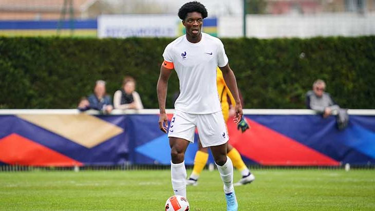 Isaak Toure capitaine de l'équipe de france espoir