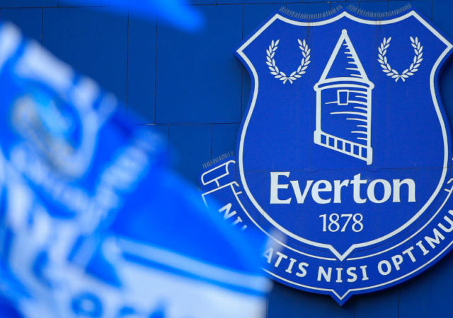 Logo Everton au stade de Goodison Park