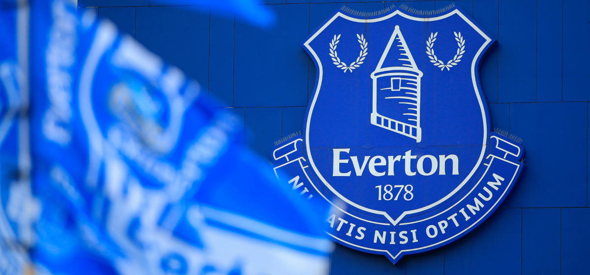 Logo Everton au stade de Goodison Park