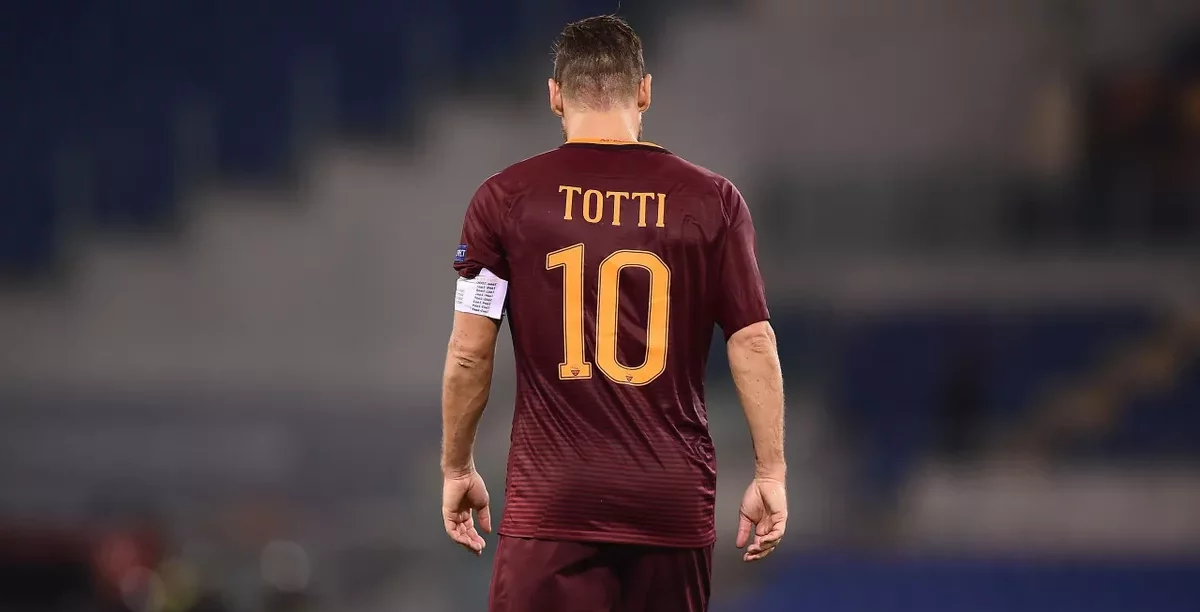 Francesco Totti capitaine emblématique de l'AS Roma