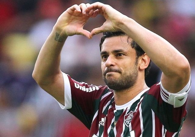 Fred remercie les upporters de Fluminense