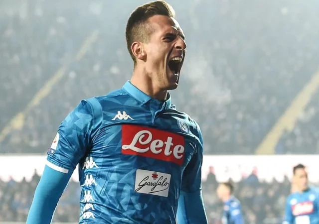 Arkadiusz Milik sous les couleurs du Napoli