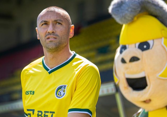 Burak Yilmaz lors de son premier match de championnat en Eredivisie avec le club de Fortuna Sittard