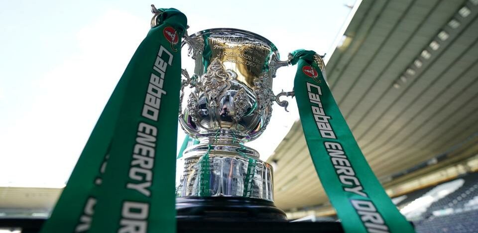 Le trophée de la Carabao Cup