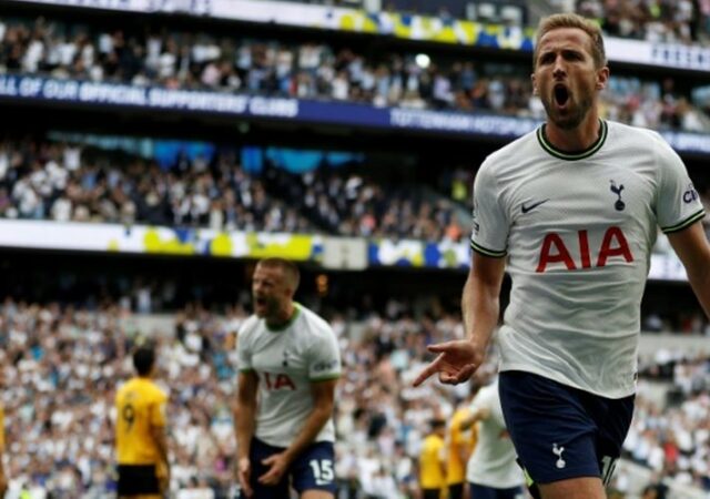 Harry Kane, buteur avec Tottenham contre Wolverhampton