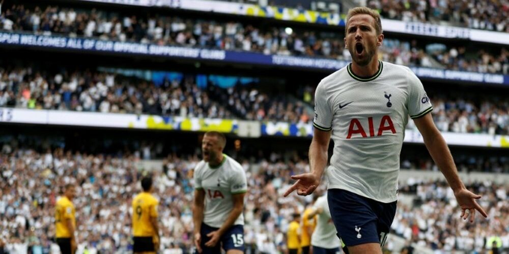 Harry Kane, buteur avec Tottenham contre Wolverhampton