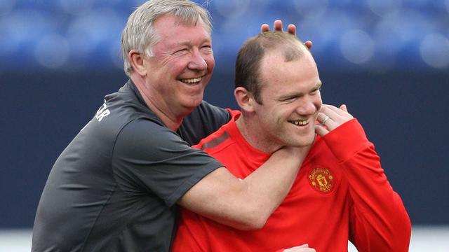 Wayne Rooney et Sir Alex Ferguson à Manchester United