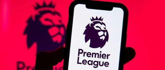 téléphone avec le logo de Premier League