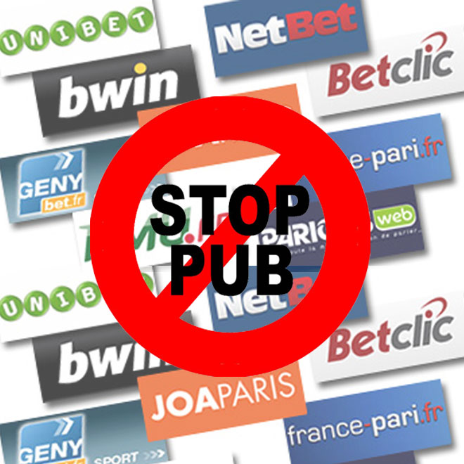 vignette stop pub pour les opérateurs de paris sportifs et jeux d'argent