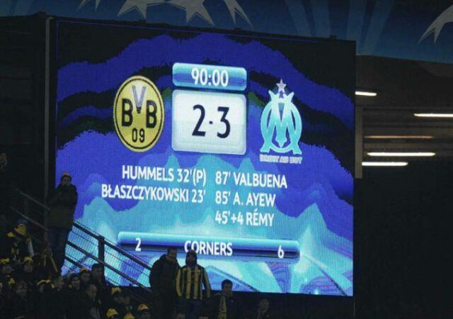 En décembre 2011, l'OM retournait une situation mal embarquée à Dortmund