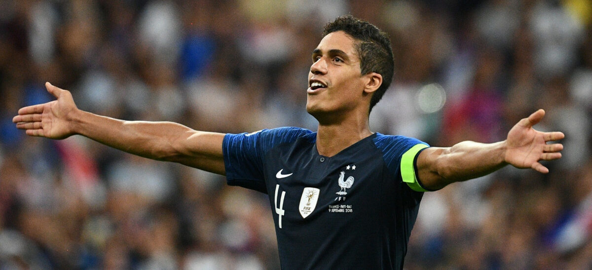 Raphaël Varane sous les couleurs de la France