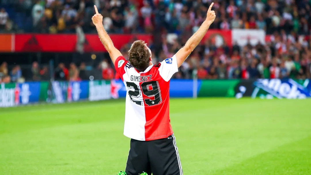 Santiago Giménez avec le Feyenoord Rotterdam