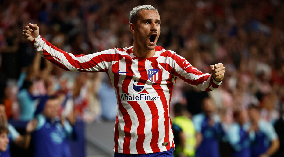 Antoine Griezmann avec l'Atlético de Madrid