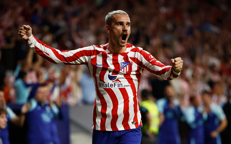 Antoine Griezmann avec l'Atlético de Madrid