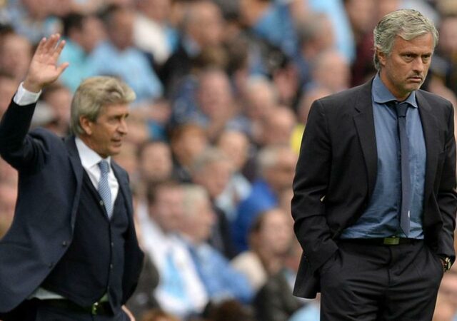 Manuel Pellegrini et José Mourinho en Premier League