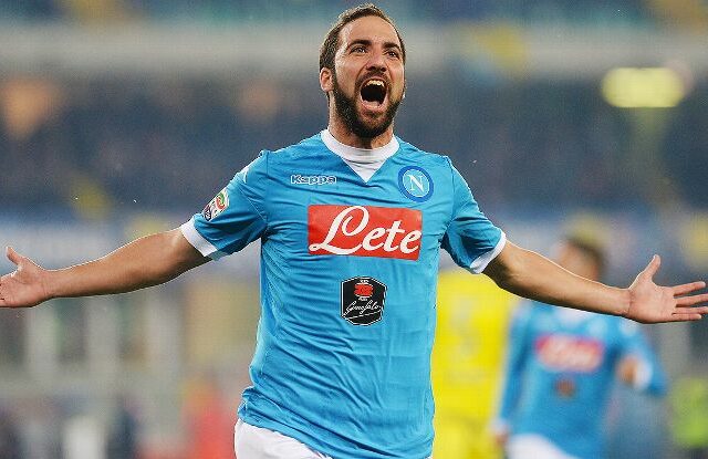 Gonzalo Higuain sous le maillot du SCC Napoli