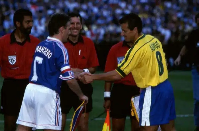 finale coupe du monde 98 Deschamps et Dunga