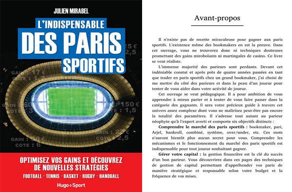 livre : l’indispensable des paris sportifs (Julien Mirabel)