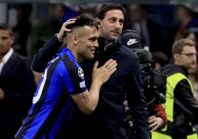 Lautaro Martínez et Diego Milito