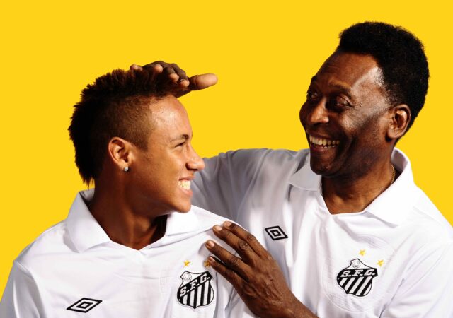 Neymar et Pelé ont inscrit leur nom dans la légende du football brésilien (Icon Sport)
