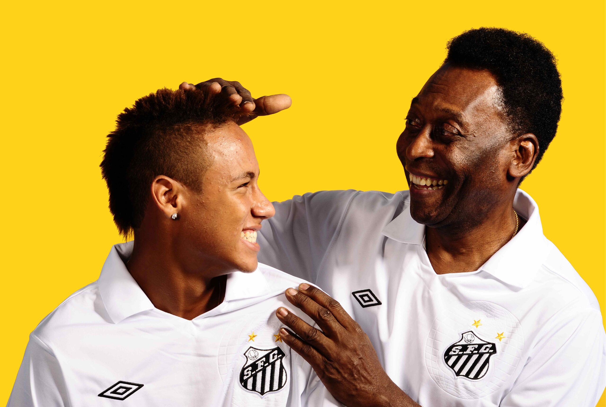 Neymar et Pelé ont inscrit leur nom dans la légende du football brésilien (Icon Sport)