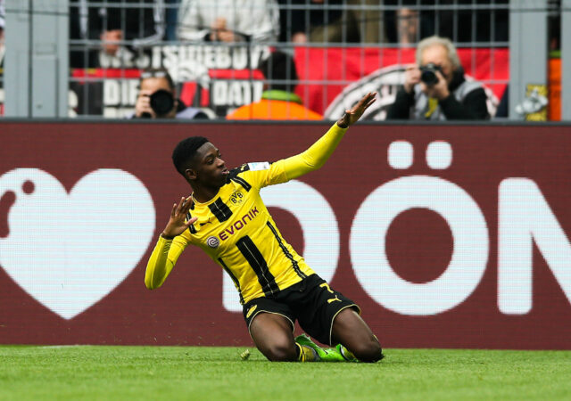 Ousmane Dembélé sous les couleurs du Borussia Dortmund (Icon Sport)