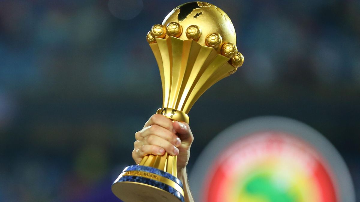 Le trophée de la Coupe d'Afrique des Nations (HZK-LGDC)